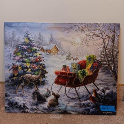 Sleigh Christmas Art