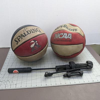 Basketballs with Pumps