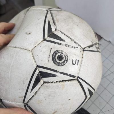 Soccer Balls and Pump