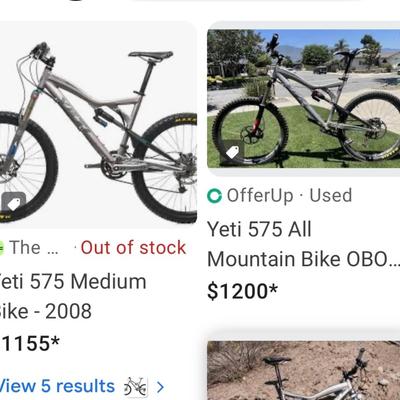Yeti 575 Race Bike