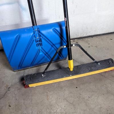 Snow Shovel and Push Broom
