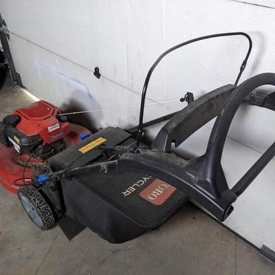 Toro Gas Mower with Clipping Bag