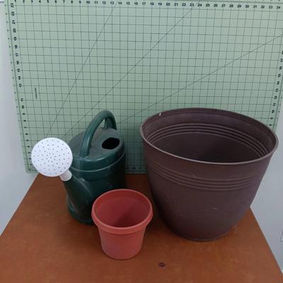 Watering Can and Pots