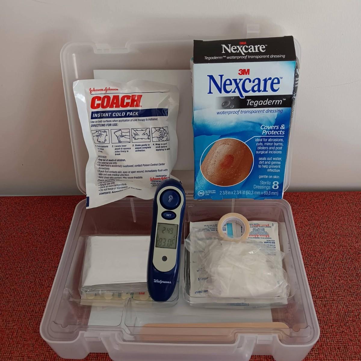 First Aid Kit & Thermometer