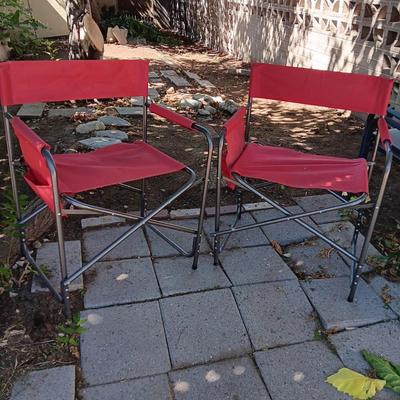 Red Camp Chairs 
