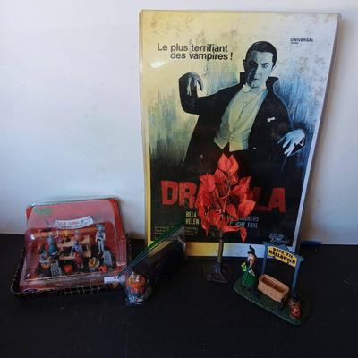 Halloween Poster and Figurines