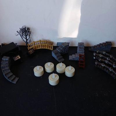Halloween Village Decor