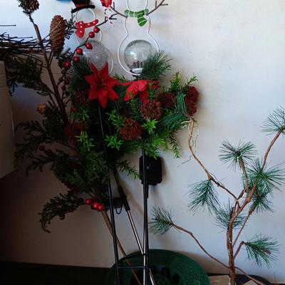 Christmas Solar Lights and Yard Decor