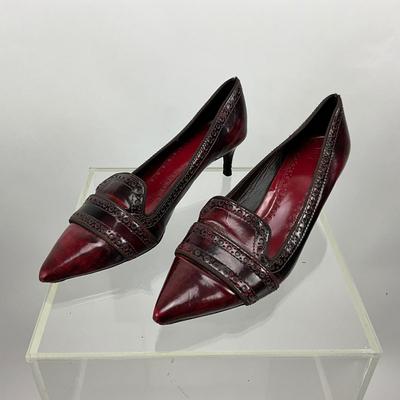 478 Tory Burch Red Leather Heels