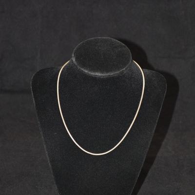 925 Sterling Serpentine Chain 16" 5.9g