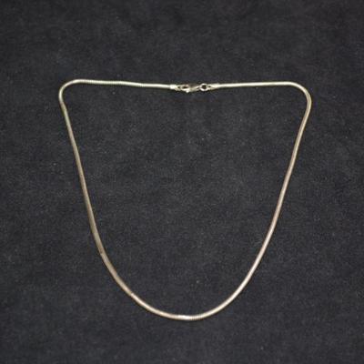925 Sterling Serpentine Chain 16" 5.9g