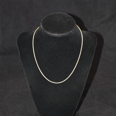 925 Sterling Serpentine Chain 16" 5.9g