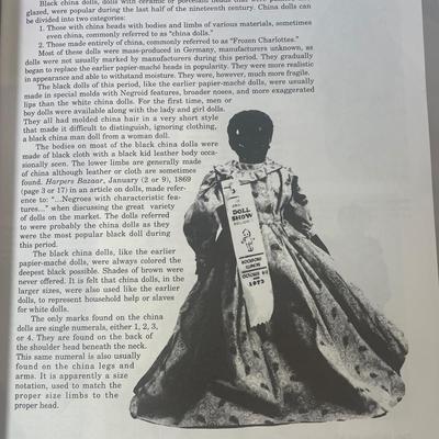 Vintage doll book
