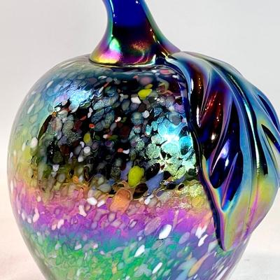 Carnival glass paper weight