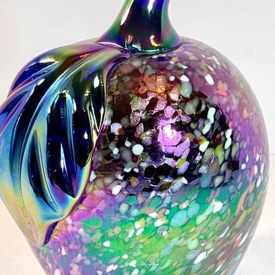 Carnival glass paper weight