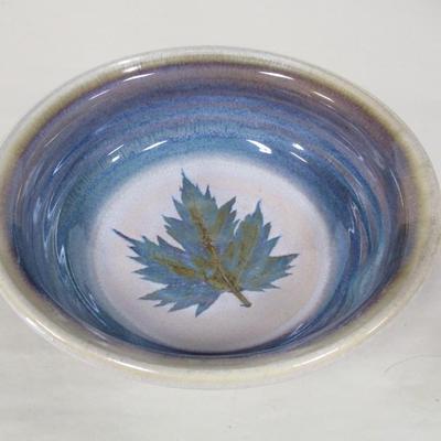 Handmade Signed Pottery Bowl