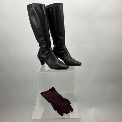484 Sudini Brown Boots & Gloves