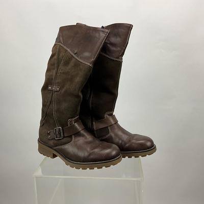 486 Rieker Brown Leather Boots