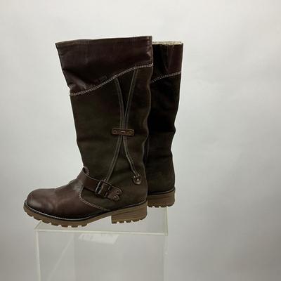 486 Rieker Brown Leather Boots