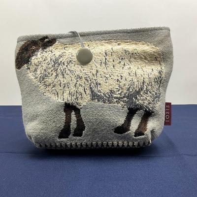 492 IOSIS Tapestry Sheep Cosmetic Bag