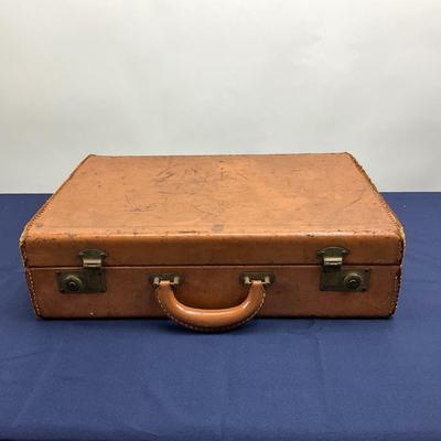 494 Vintage Tan Briefcase