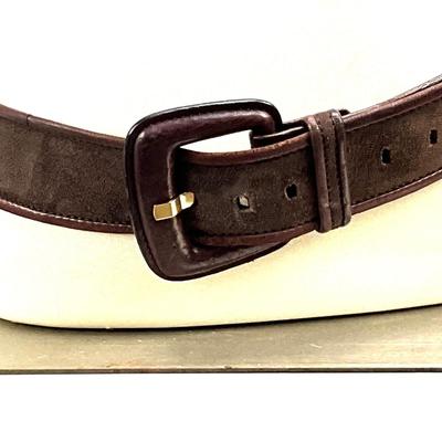 Lot 1517. Retro Escada, Brown Leather Belt, made in Germany