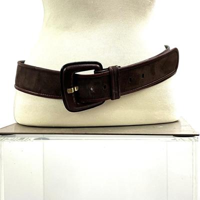 Lot 1517. Retro Escada, Brown Leather Belt, made in Germany