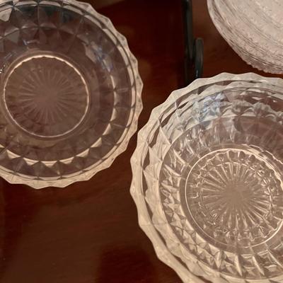Large Lot Crystal, Cut Glass Serving-Ware, Decor