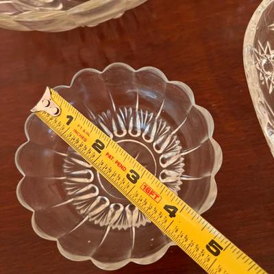Large Lot Crystal, Cut Glass Serving-Ware, Decor