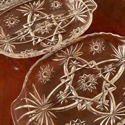 Large Lot Crystal, Cut Glass Serving-Ware, Decor