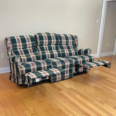 LA-Z-BOY ~ Upholstered Double Recliner Sofa