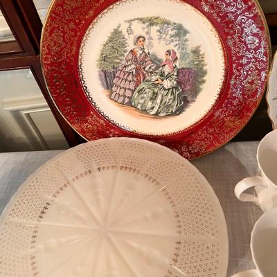 Vintage Porcelain Milk Glass Lot