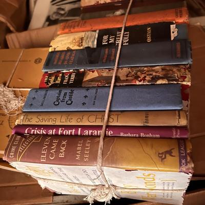 Lot Antique Vintage Books