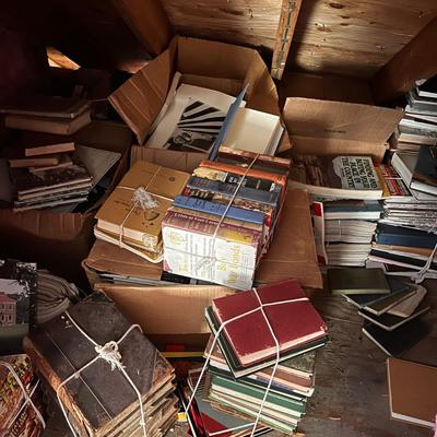 Lot Antique Vintage Books