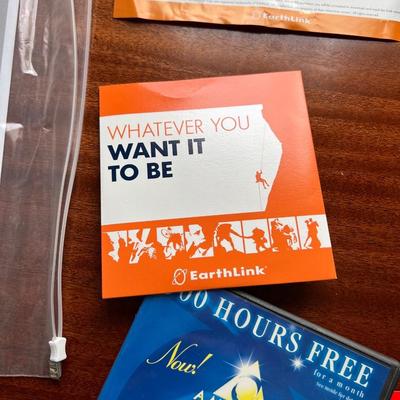 Early Internet Advertising, Disks - AOL America Online, Microsoft
