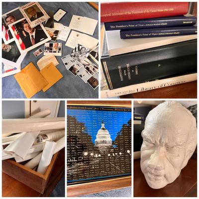 Large Vintage Presidential Collectibles, Ephemera, Books, Posters
