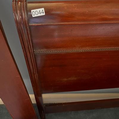 Antique Solid Wood Twin Bedframe