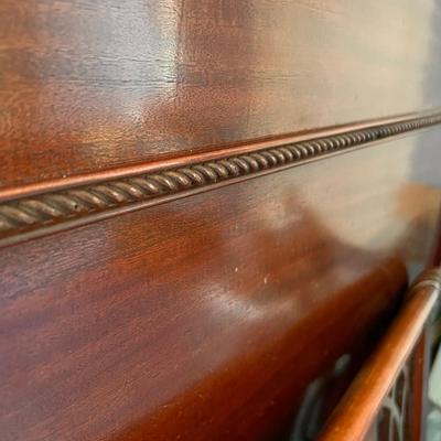 Antique Solid Wood Twin Bedframe