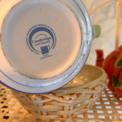 Lot of Vintage Kitchen Ceramics - Cannisters, Pitchers, Vases, Plates, etc.
