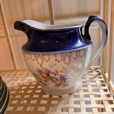 Lot of Vintage Kitchen Ceramics - Cannisters, Pitchers, Vases, Plates, etc.