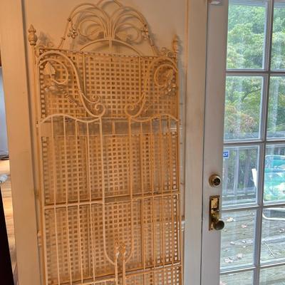 Vintage Metal Folding Bakers Rack
