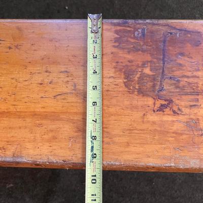 Antique Vintage Industrial Locker Room Bench 72"x9"