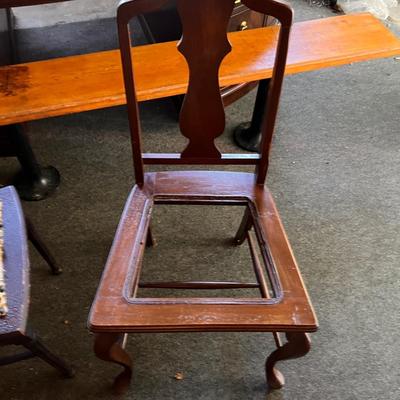 Lot of 3 Antique Chairs - Rocker, Child