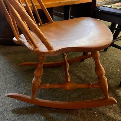 Lot of 3 Antique Chairs - Rocker, Child