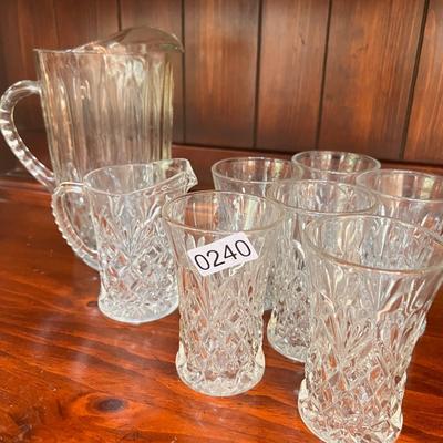 Huge Vintage Lot Cut Glass - Cake Stands, Pitchers, Glasses, Bowl, etc.