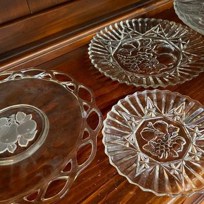Huge Vintage Lot Cut Glass - Cake Stands, Pitchers, Glasses, Bowl, etc.