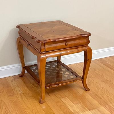 Pair (2) ~ Solid Wood Inlaid Coffee & End Table