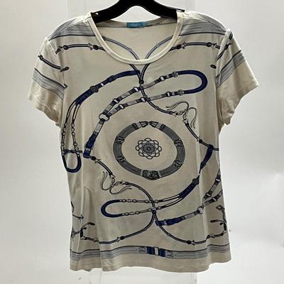 1540 J. McLaughlin Equestrian Theme Tops Medium