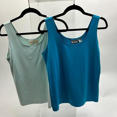 Lot 1538 SOFT SURROUNDINGS Floral Tanktop & Pair of Chicoâ€™s Tanktops