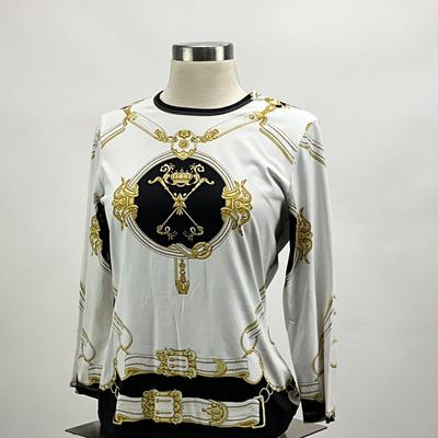 1541 J. McLaughlin Size Small Equestrian Theme Tops